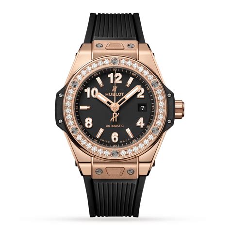 hublot watch full diamond|Hublot women's diamond watch.